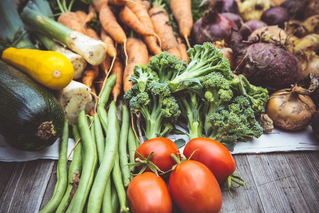 Fresh vegetables from an urban garden, representing practical lifestyle and nutrition habits.